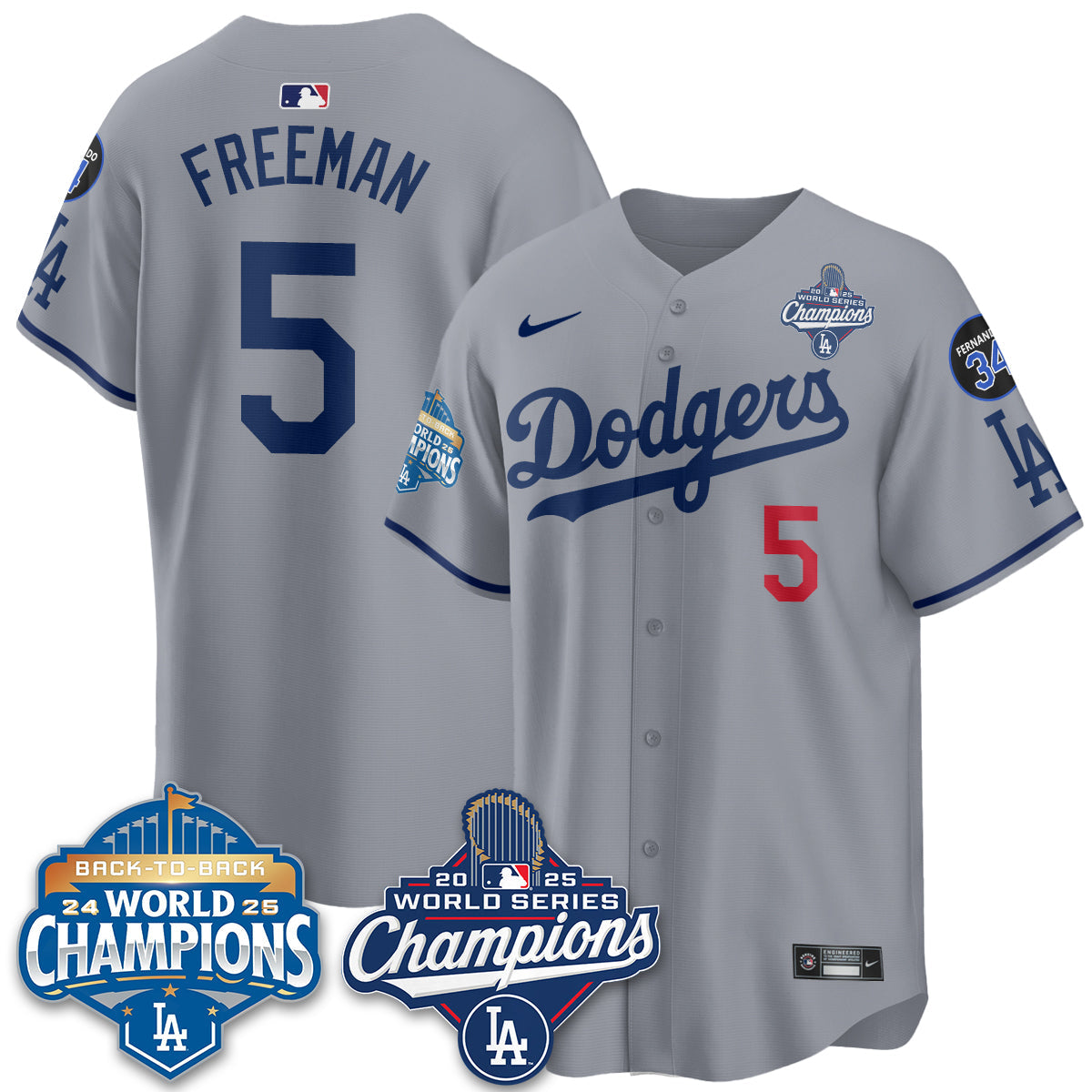 LAD 2026 Baseball Jersey – Championship Edition – All Stitched