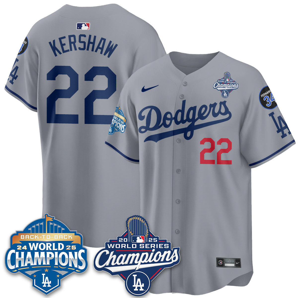 LAD 2026 Baseball Jersey – Championship Edition – All Stitched