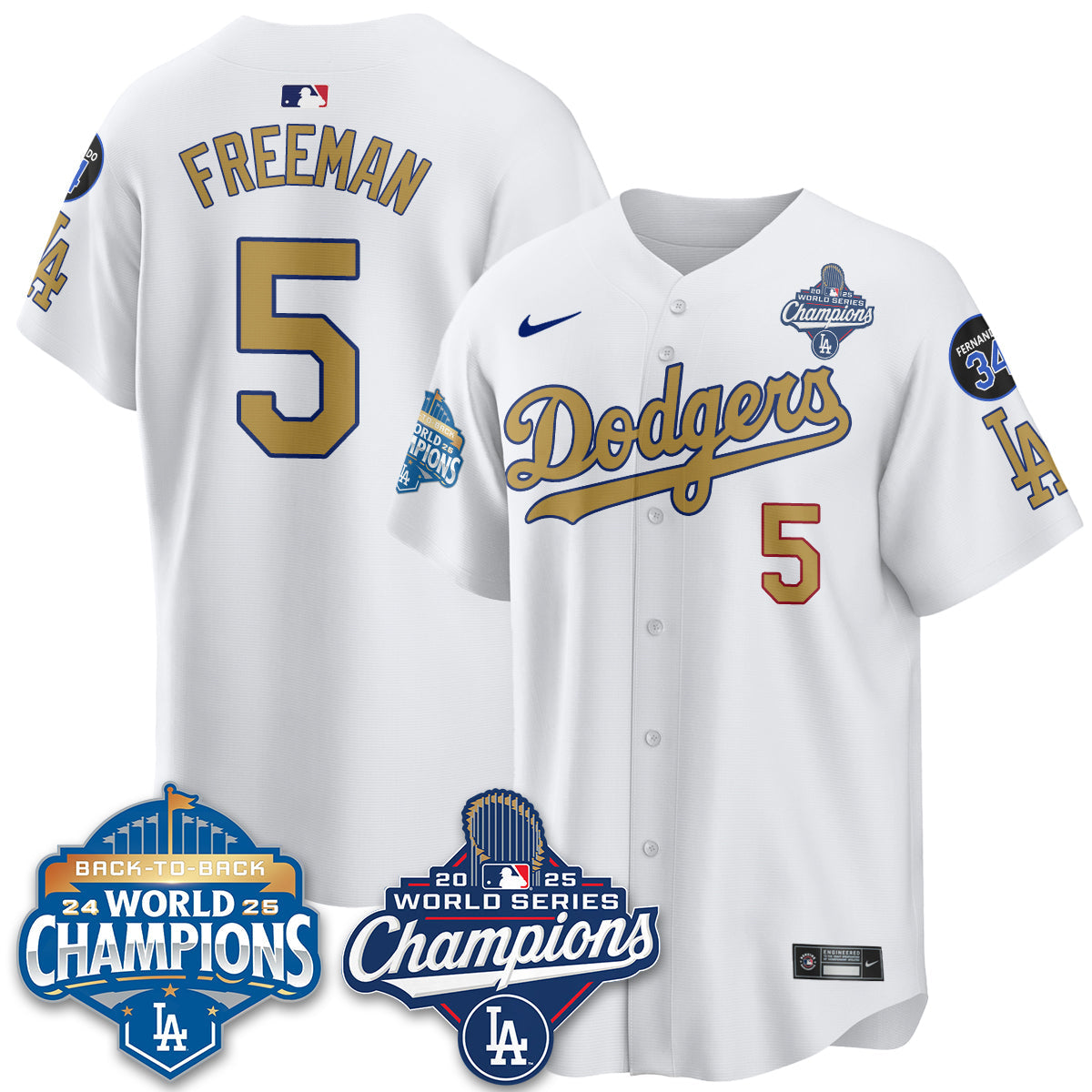 LAD 2026 Baseball Jersey – Championship Edition – All Stitched