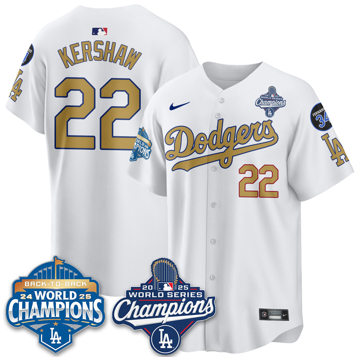 LAD 2026 Baseball Jersey – Championship Edition – All Stitched