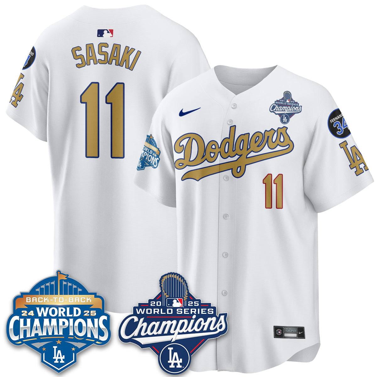 LAD 2026 Baseball Jersey – Championship Edition – All Stitched