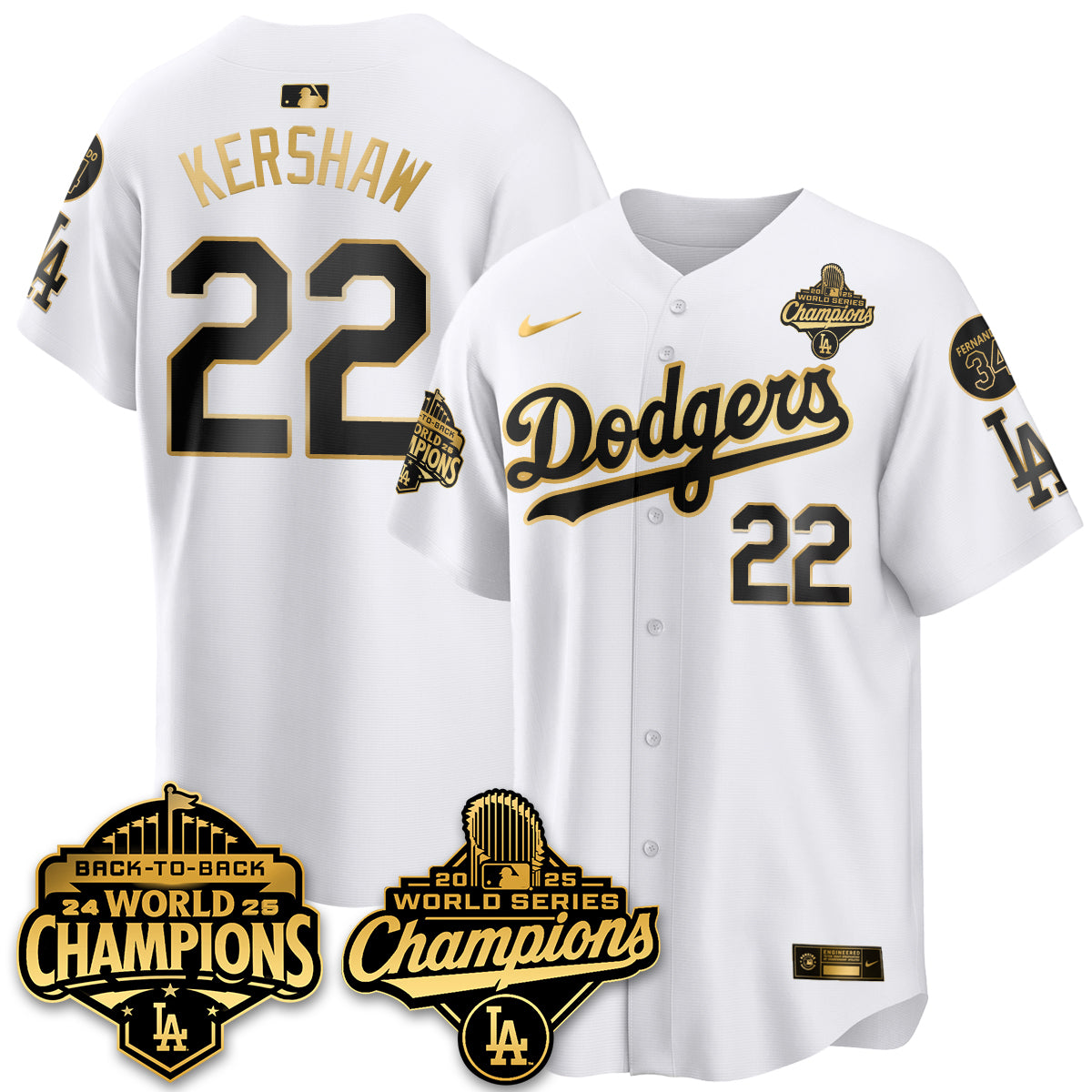 LAD 2026 Baseball Jersey – Championship Edition – All Stitched