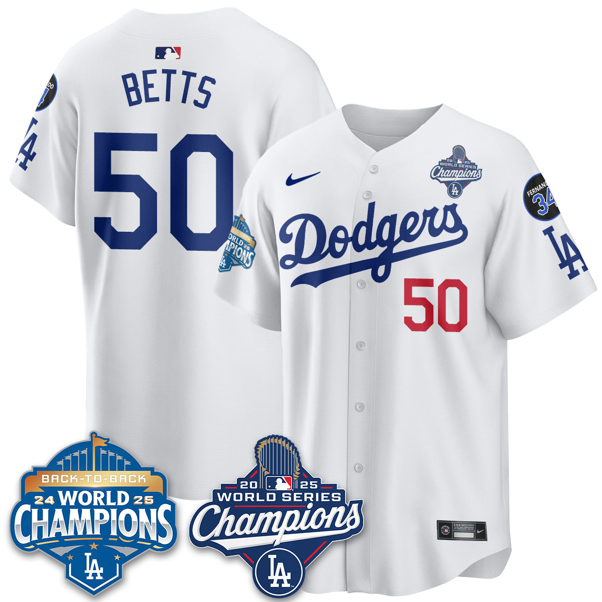 LAD 2026 Baseball Jersey – Championship Edition – All Stitched