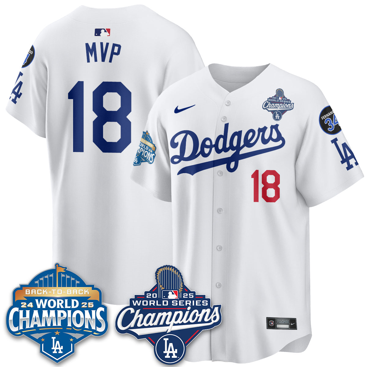 LAD 2026 Baseball Jersey – Championship Edition – All Stitched