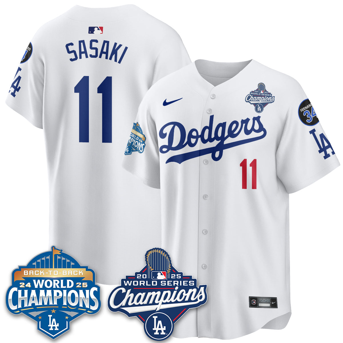 LAD 2026 Baseball Jersey – Championship Edition – All Stitched