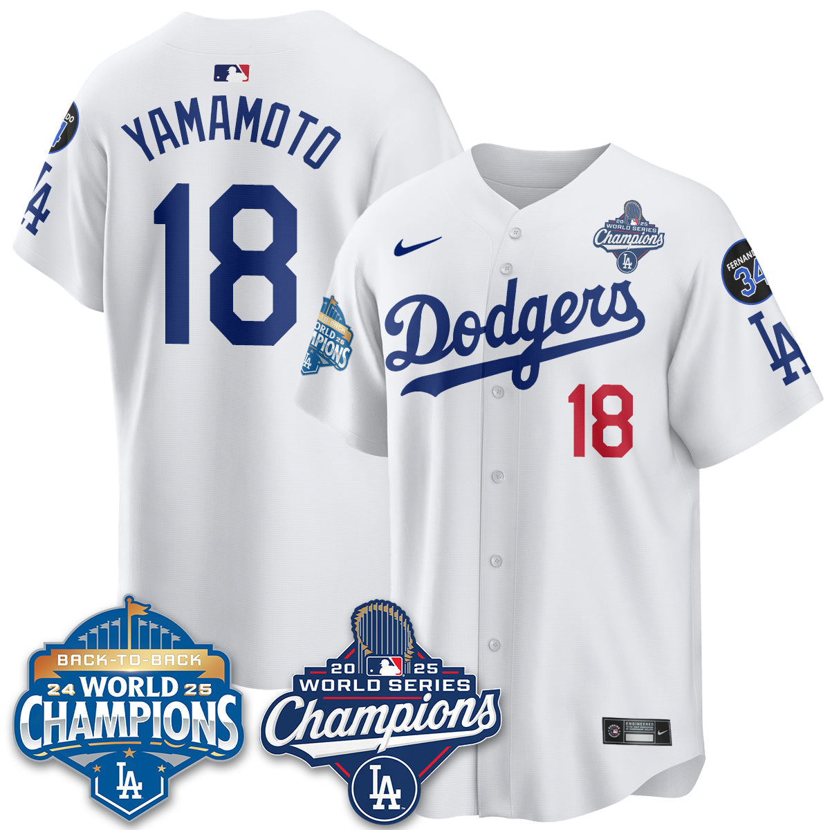 LAD 2026 Baseball Jersey – Championship Edition – All Stitched