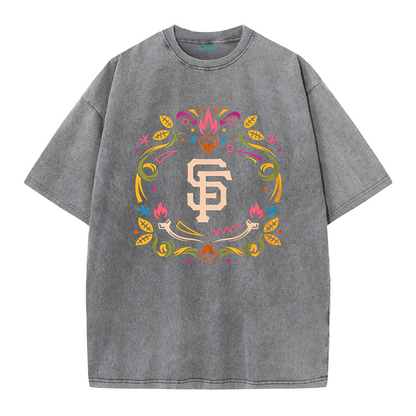 San Francisco Symbolic Art Graphic T-Shirt