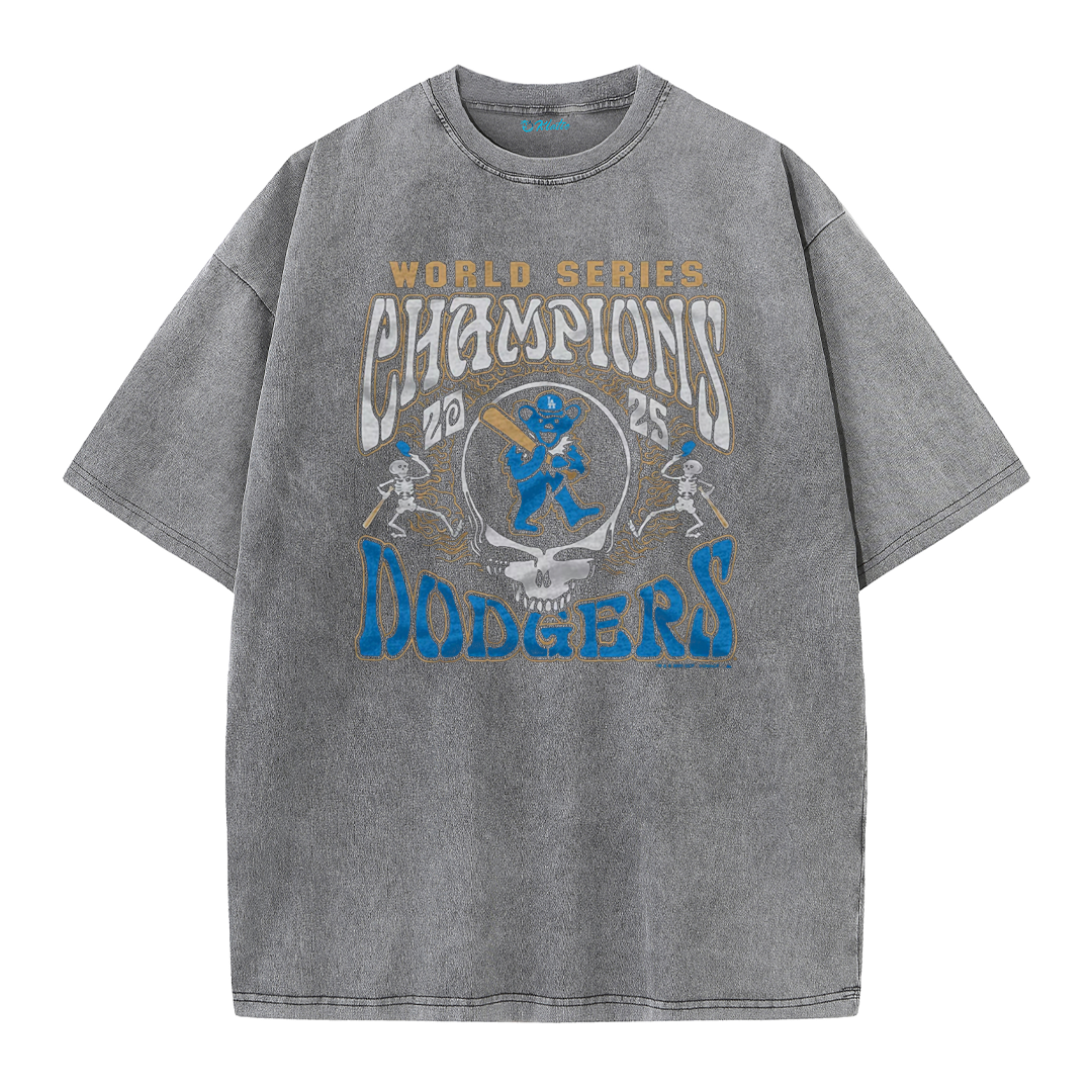 Los Angeles Skull Baseball Graphic Streetwear T-Shirt