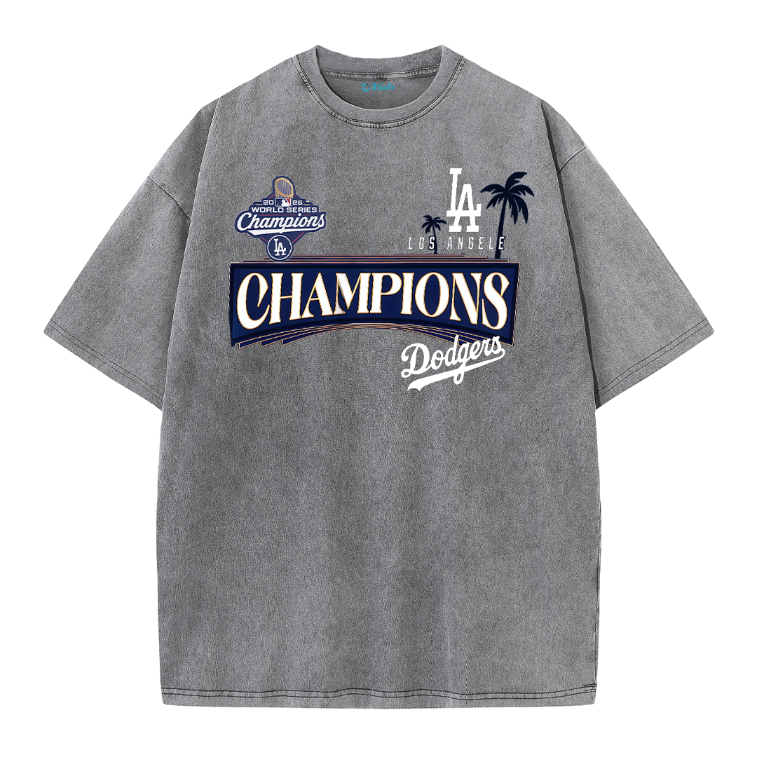 LA Championship Edition Double Print Graphic T-Shirt