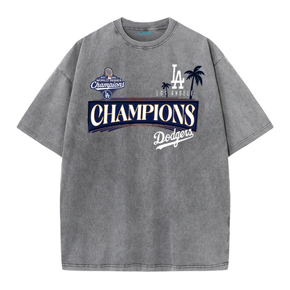 LA Championship Edition Double Print Graphic T-Shirt
