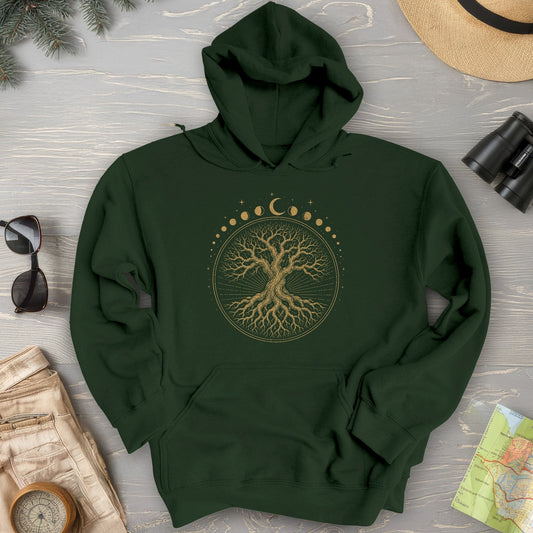 Moon Phase Tree Hoodie