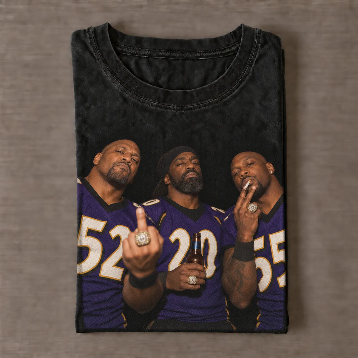 RL52 & ER20 & TS55 Ravens Football T-shirt