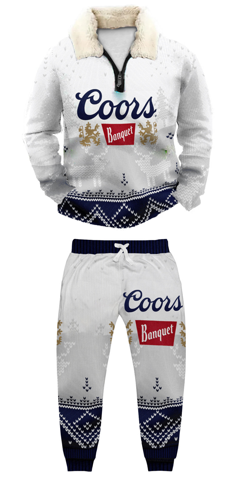 Ugly Quarter Zip Sweatshirt & Sweatpant Set af1f 9ac1
