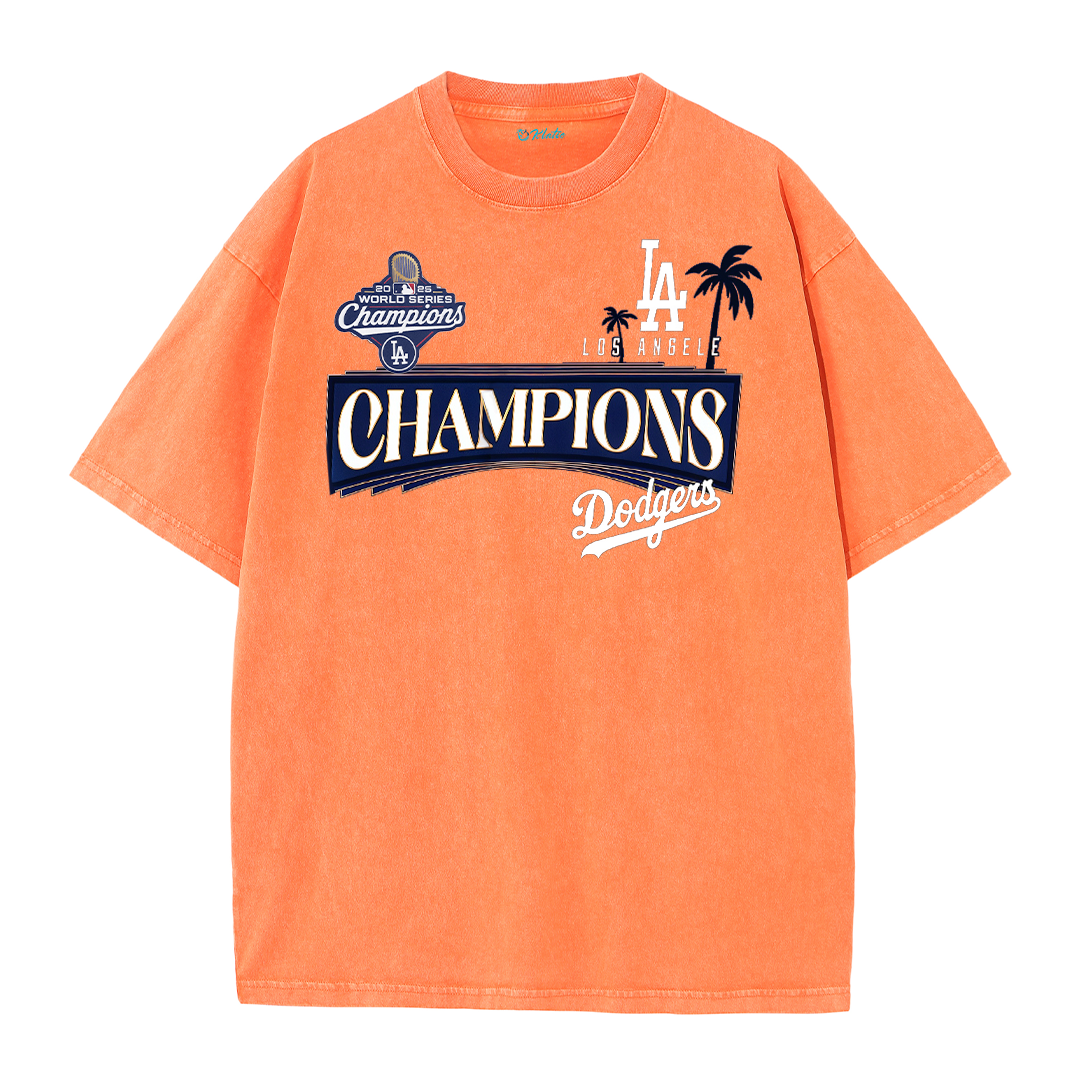 LA Championship Edition Double Print Graphic T-Shirt
