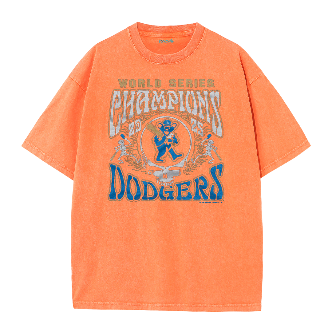 Los Angeles Skull Baseball Graphic Streetwear T-Shirt