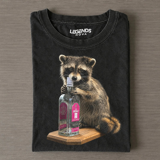 EH & Whiskey Raccoon H-MT-F Tee