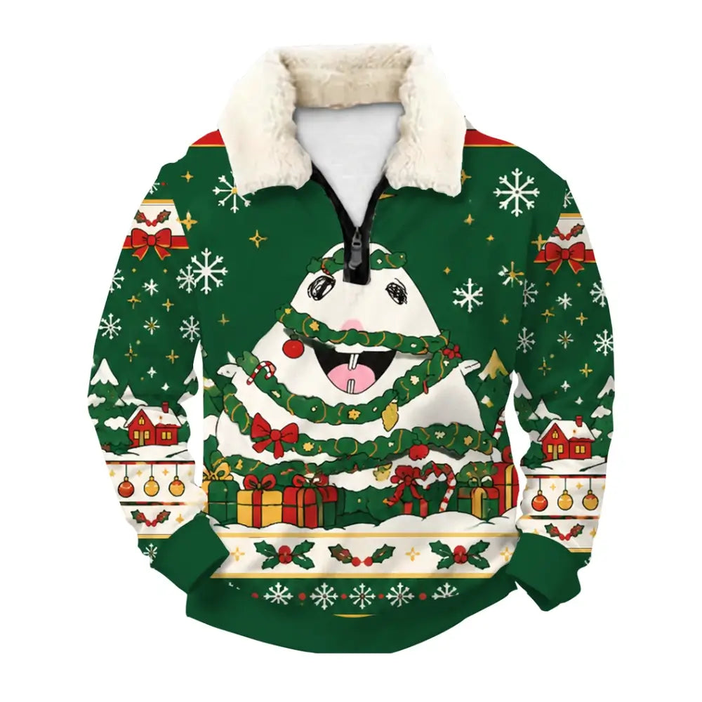 Amusing Ugly Quarter Zip Sweatshirt & Sweatpant Set