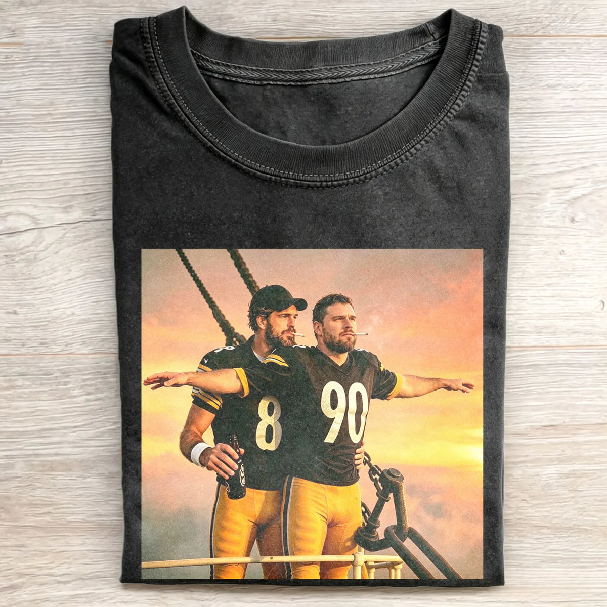 Vintage AR & TJ Funny Pittsburgh Football Tee