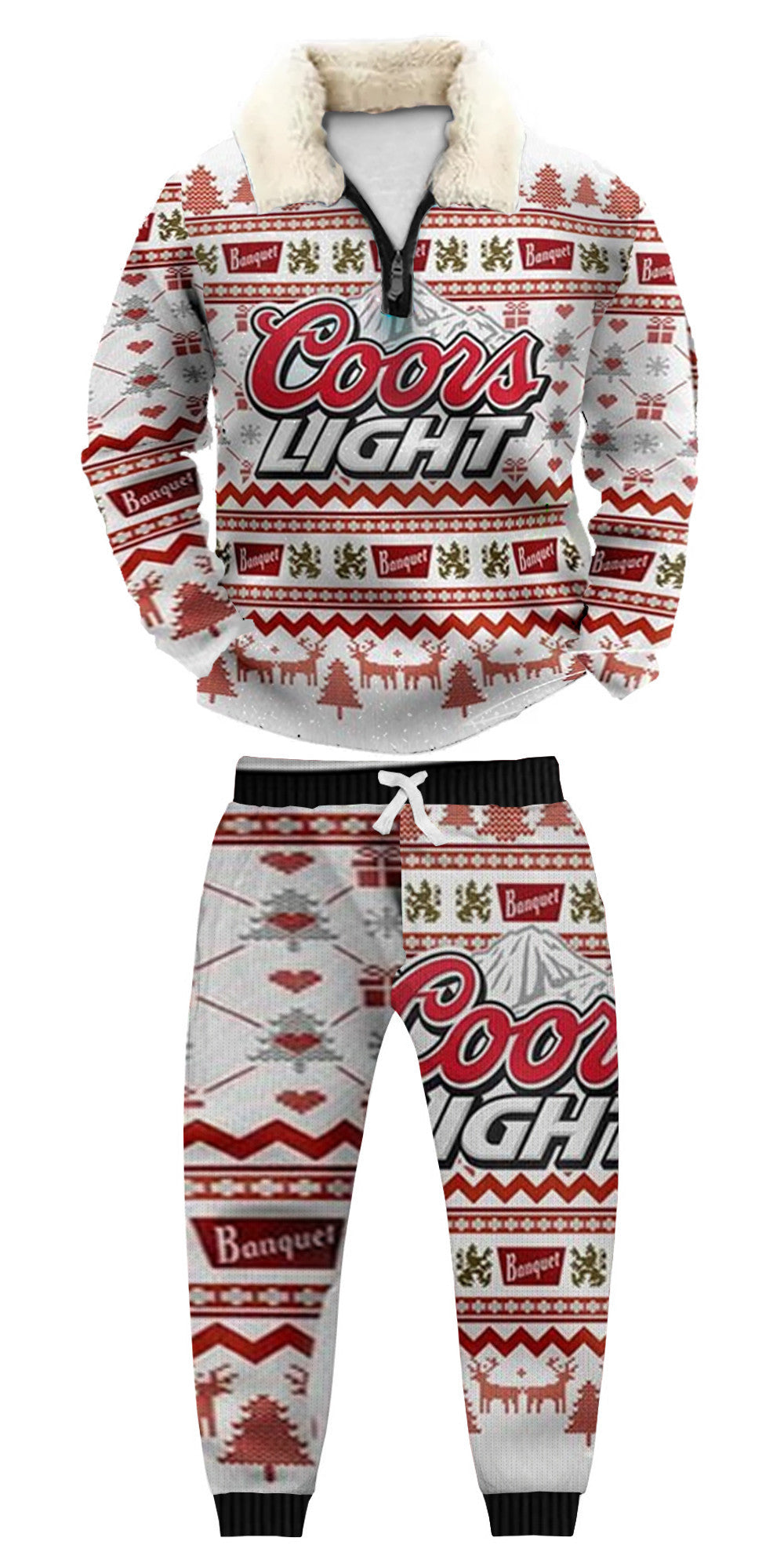 Ugly Quarter Zip Sweatshirt & Sweatpant Set efd3