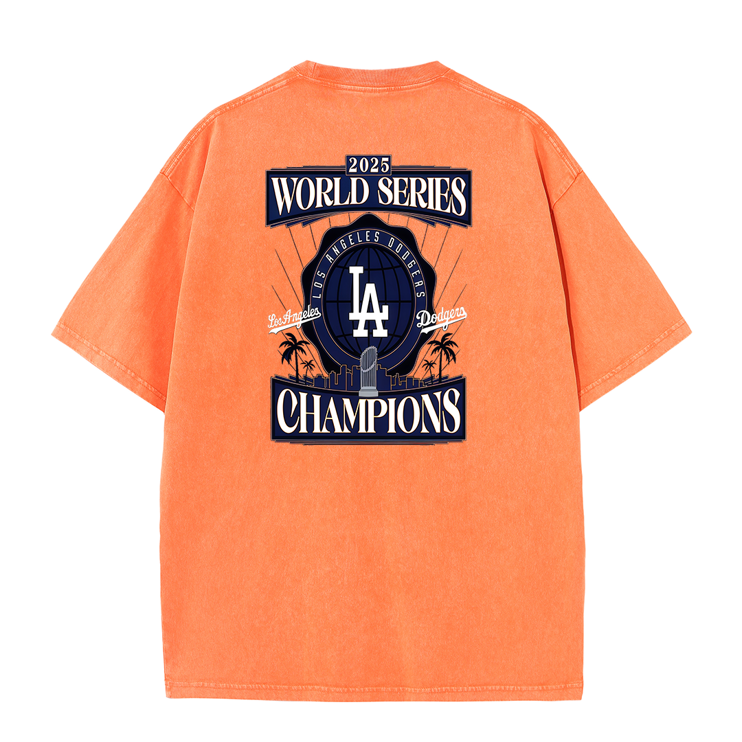 LA Championship Edition Double Print Graphic T-Shirt