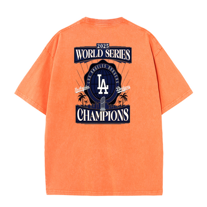 LA Championship Edition Double Print Graphic T-Shirt