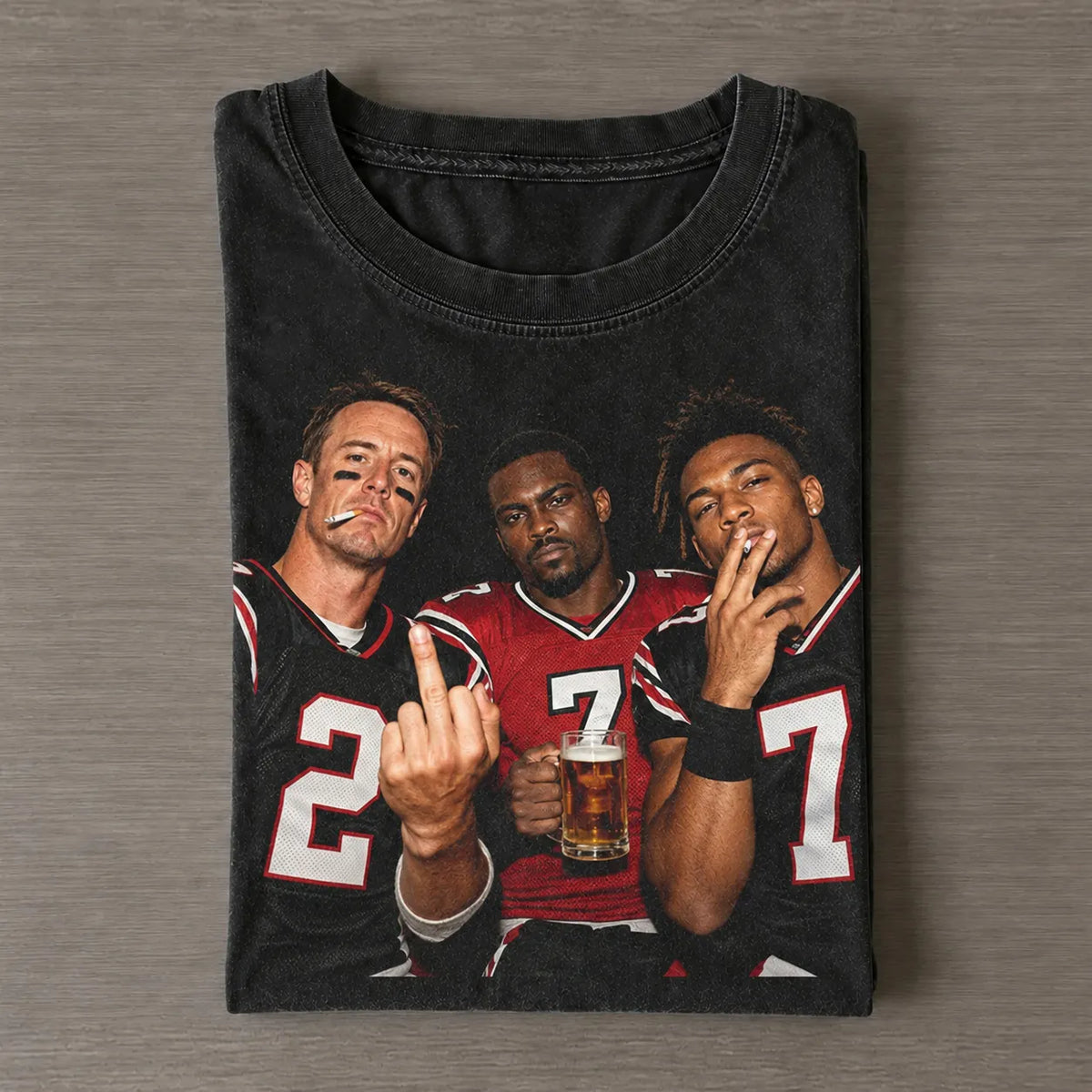 MR2 & Vick7 & BR7 Atlanta Falcons Football T-shirt