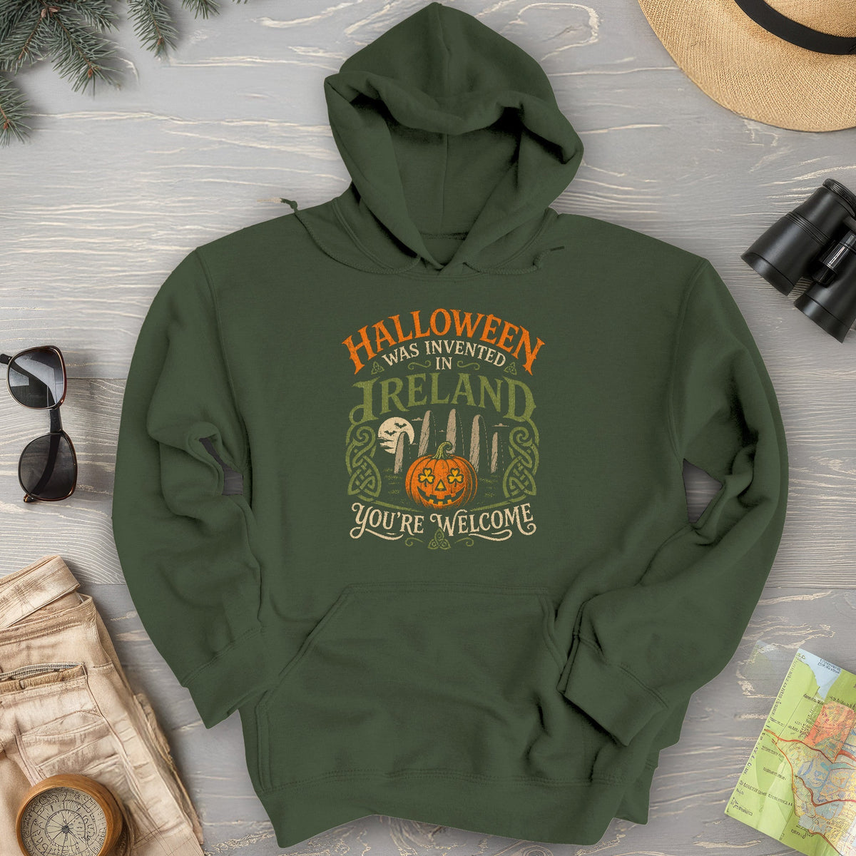 Invented In Ireland Halloween Hoodie