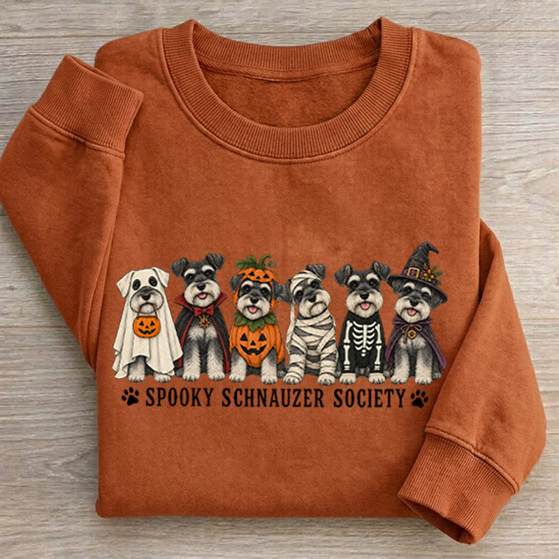 Spooky Schnauzer Society Sweatshirt