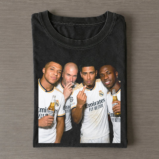 KM & JB & VJ & ZZ RM Soccer T-shirt