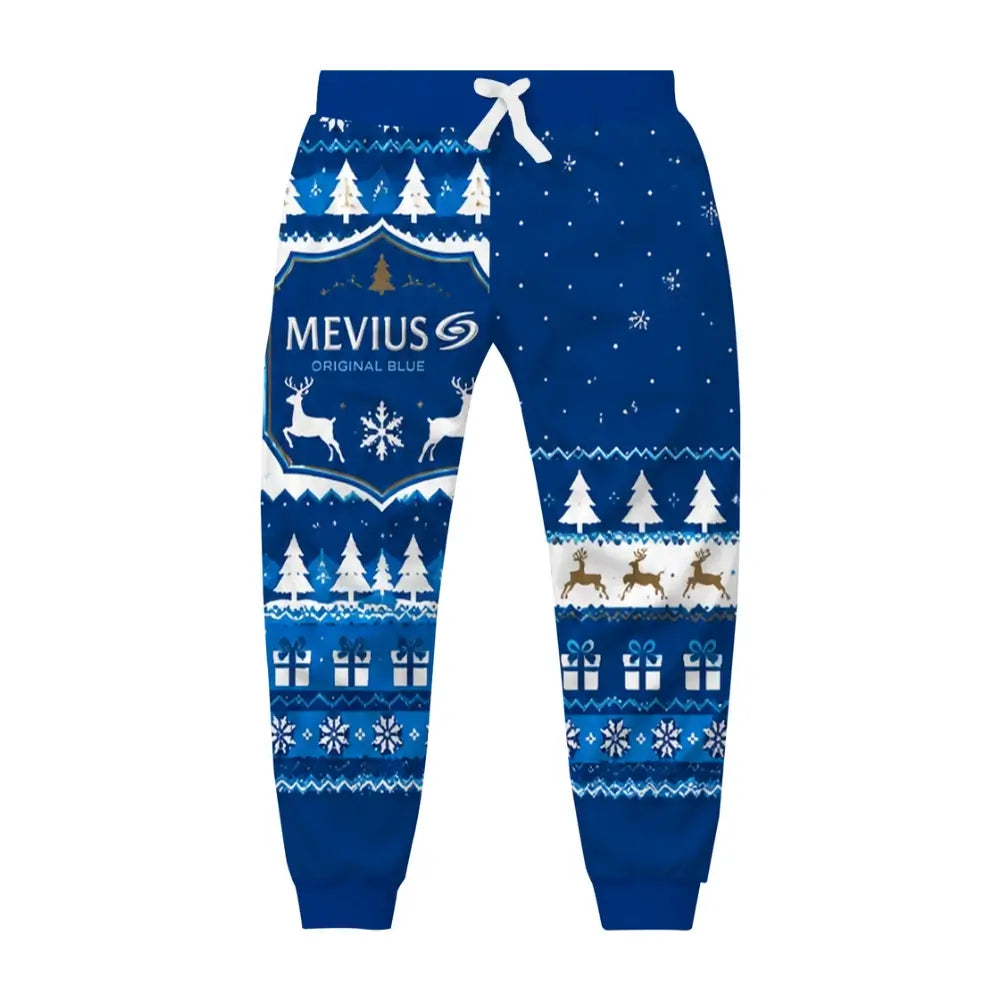 Blue Frost Ugly Quarter Zip Sweatshirt & Sweatpant Set