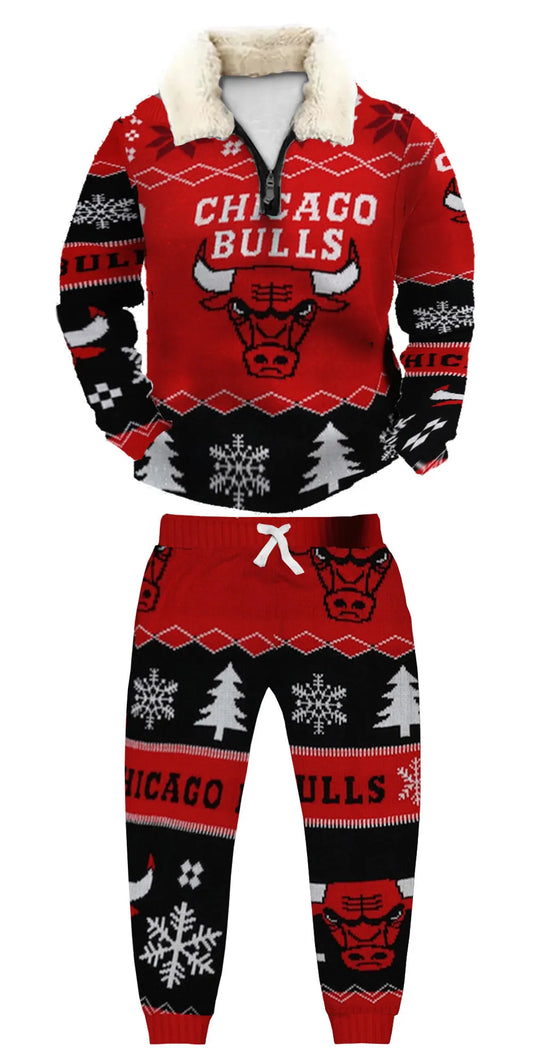 Ugly Quarter Zip Sweatshirt & Sweatpant Set f463