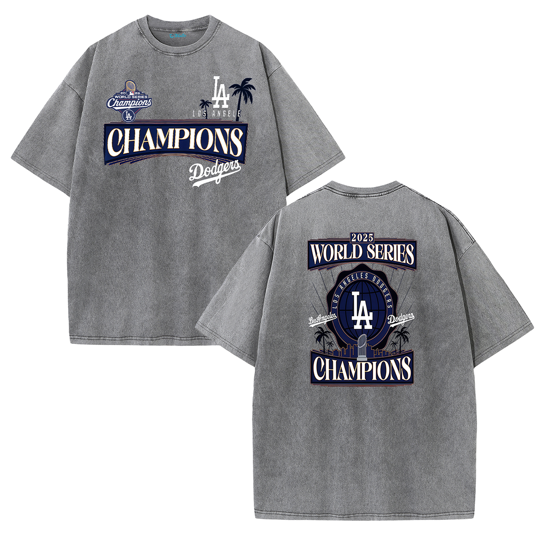 LA Championship Edition Double Print Graphic T-Shirt
