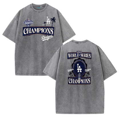 LA Championship Edition Double Print Graphic T-Shirt