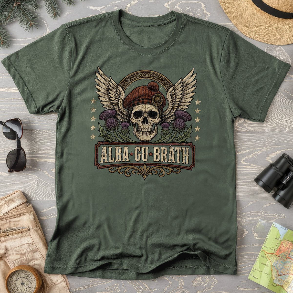 Alba Skull Thistle T-Shirt
