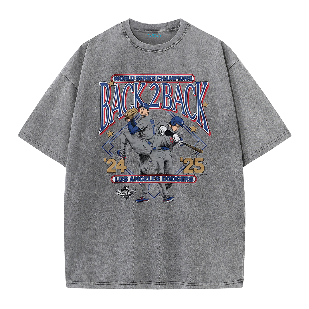 Dynasty Champions Retro Graphic Tee – Vintage Washed Heavy Cotton T-Shirt