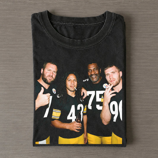 BR7 & TP43 & JG75 & T.J.W90 Steelers Football T-shirt