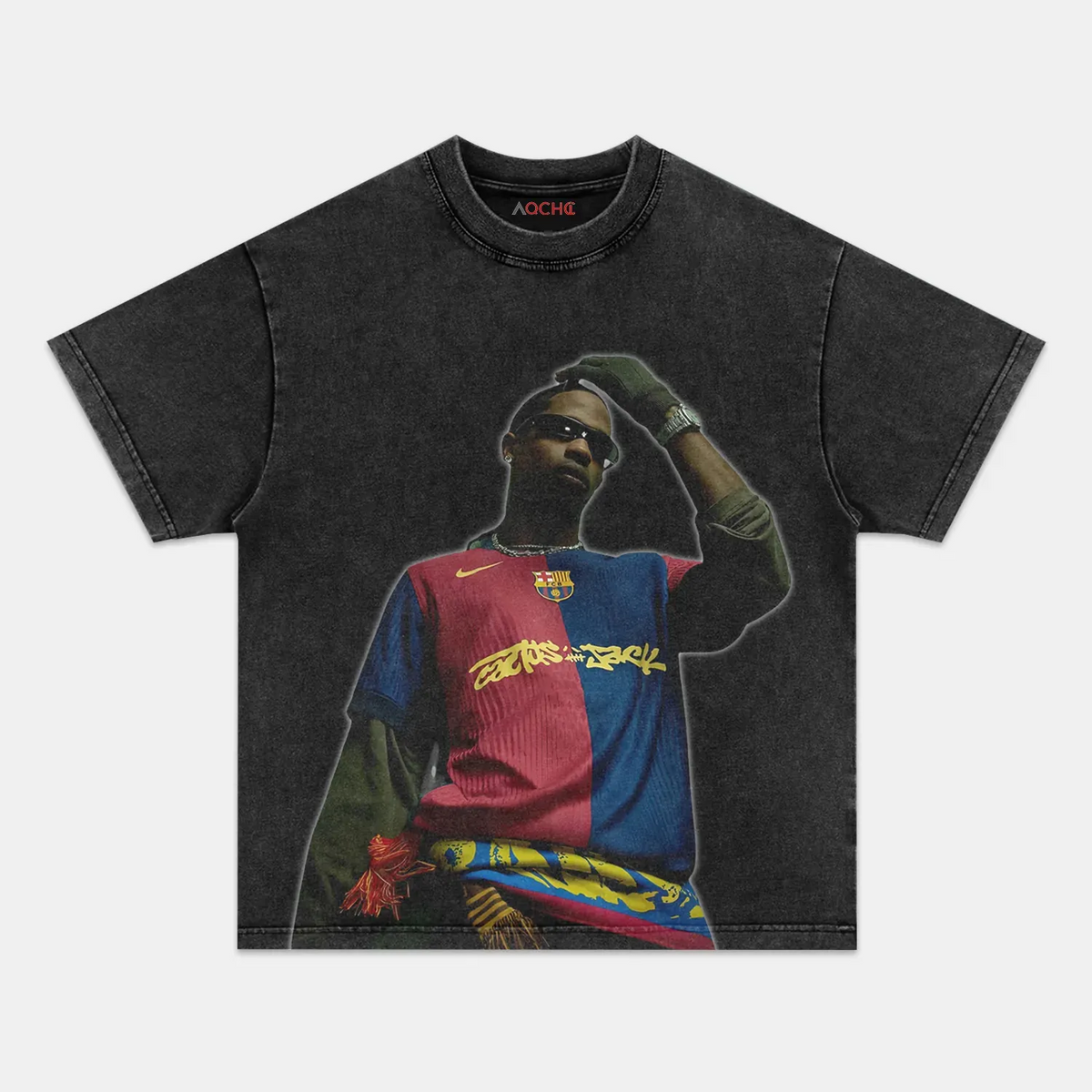 TRAVIS SCORTT & FC BARCELONA 2025 TEE 1.0