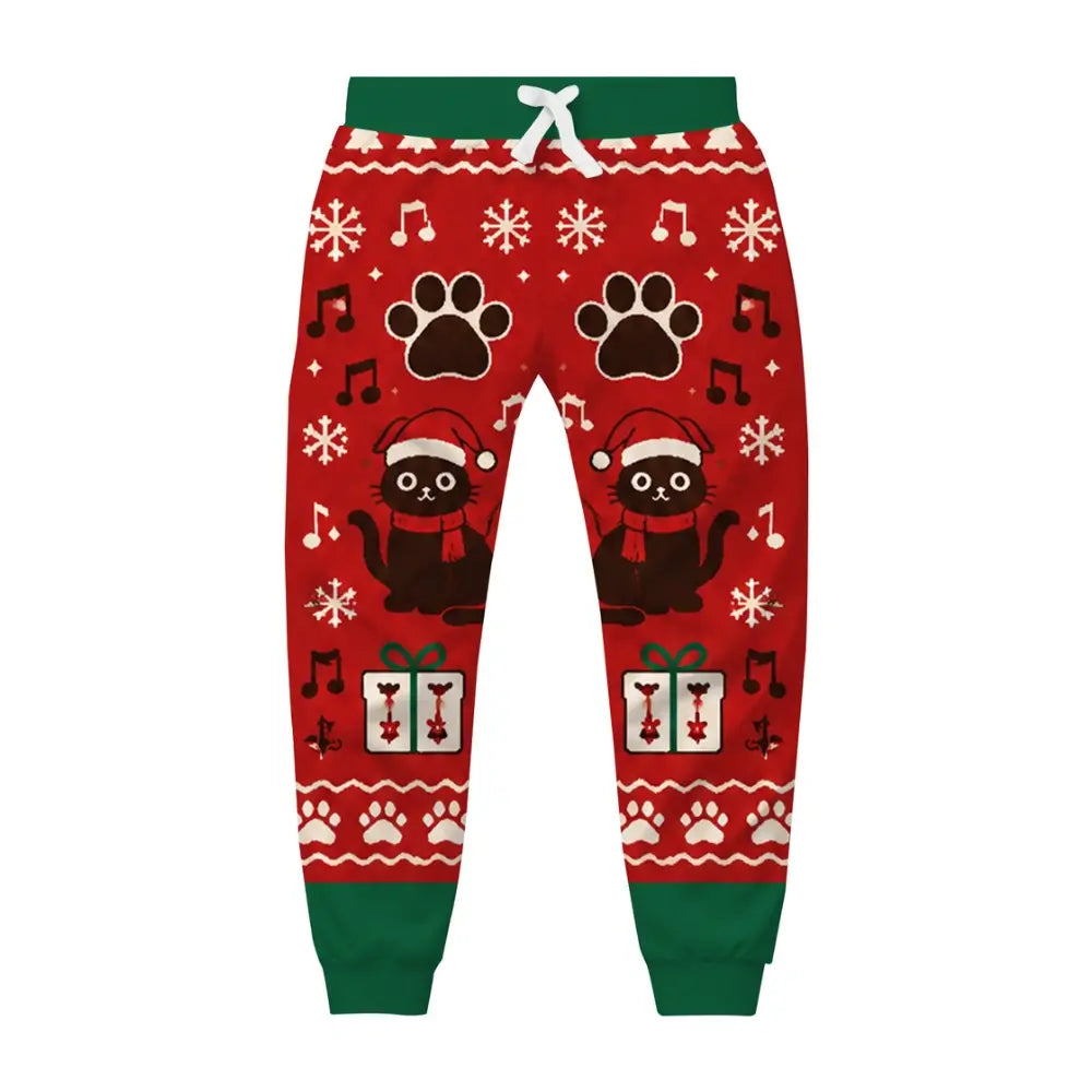 Christmas Cheer Ugly Quarter Zip Sweatshirt & Sweatpant Set