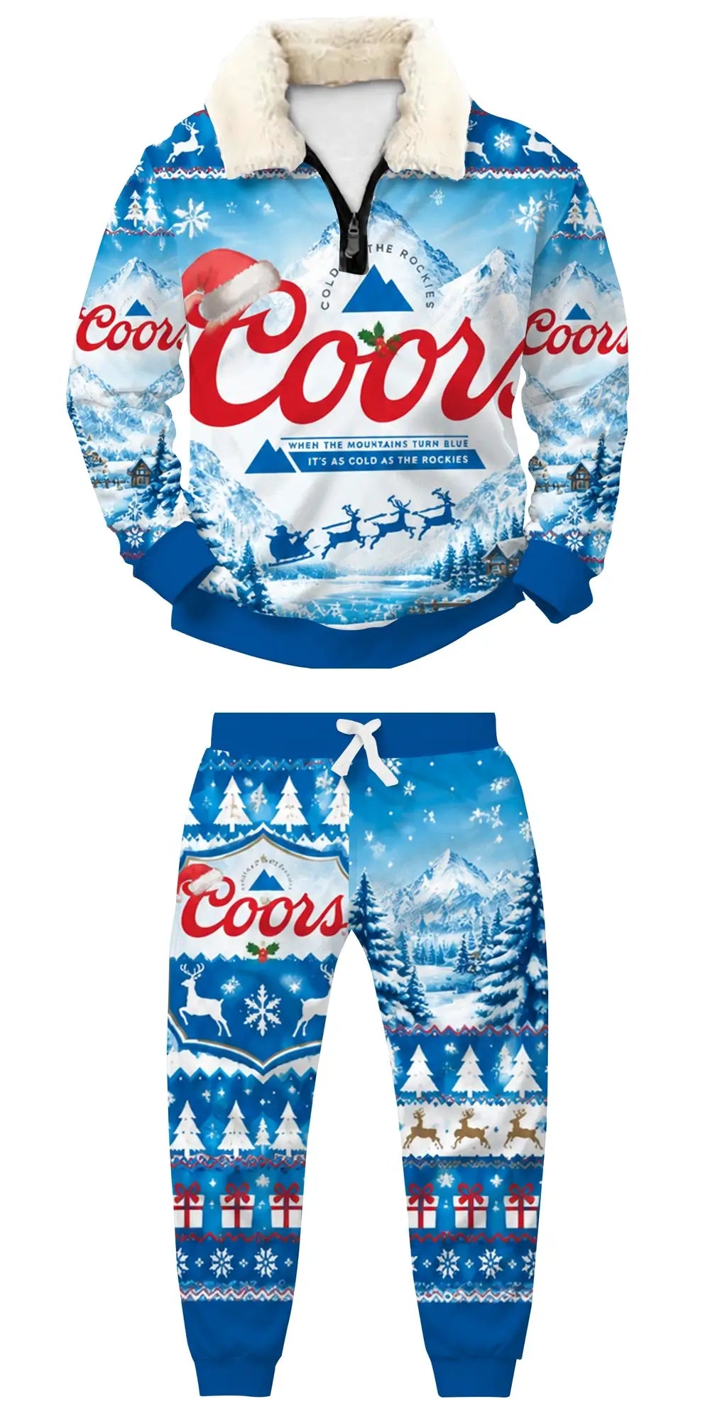 Colorado Ugly Quarter Zip Sweatshirt & Sweatpant Set