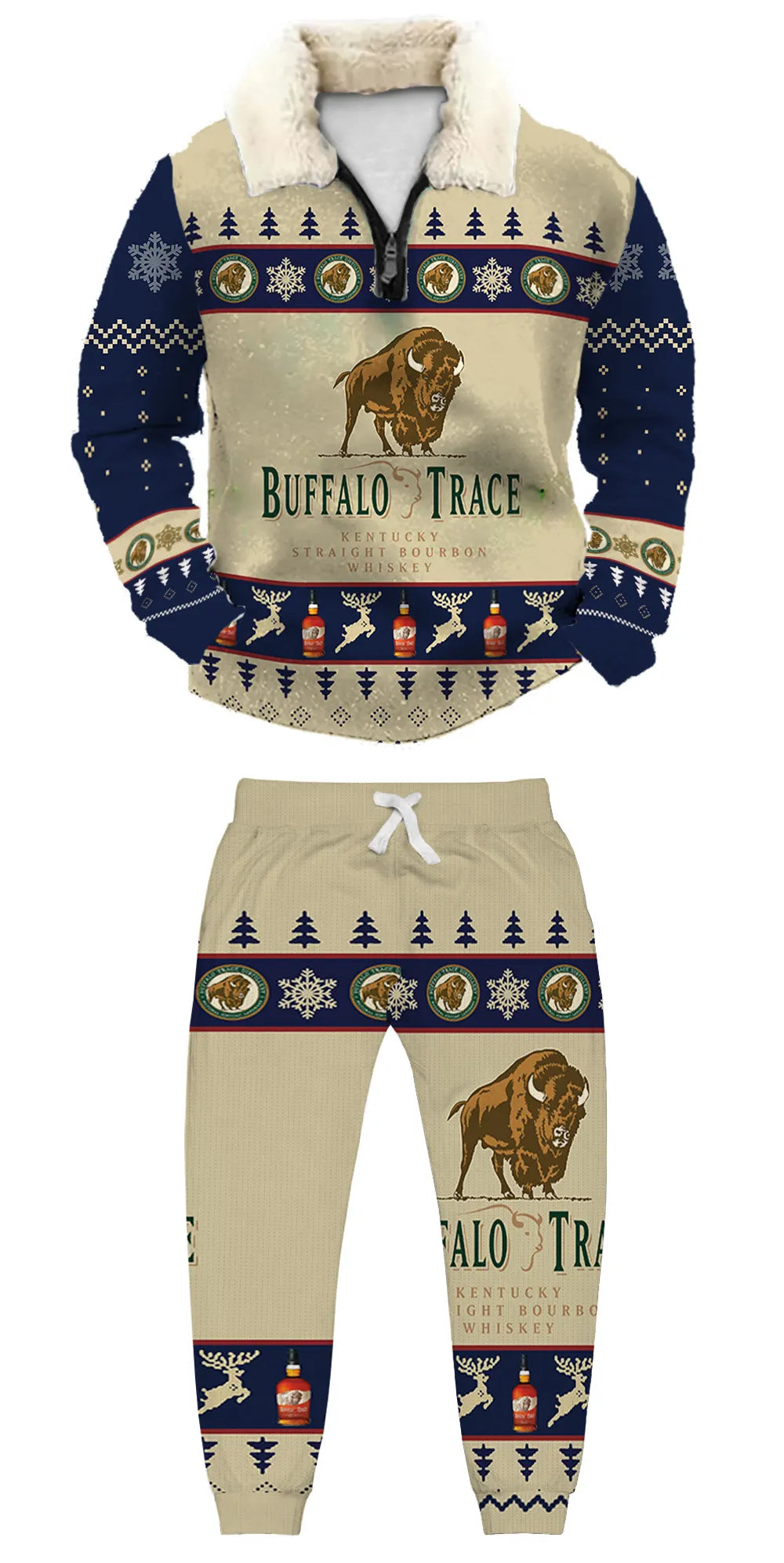 Ugly Quarter Zip Sweatshirt & Sweatpant Set vrgt