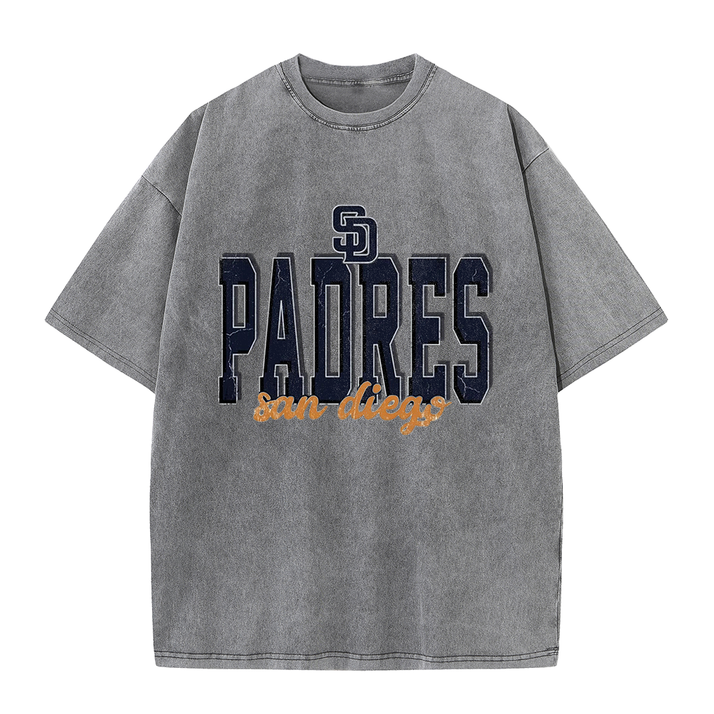 San Diego Classic Varsity Padres Graphic T Shirt