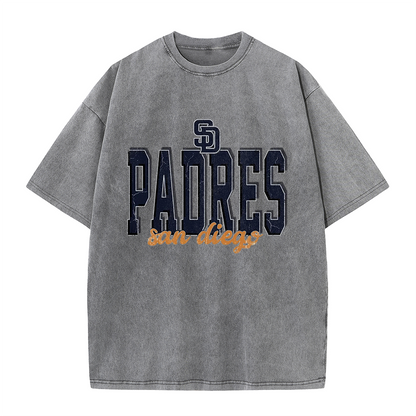 San Diego Classic Varsity Padres Graphic T Shirt