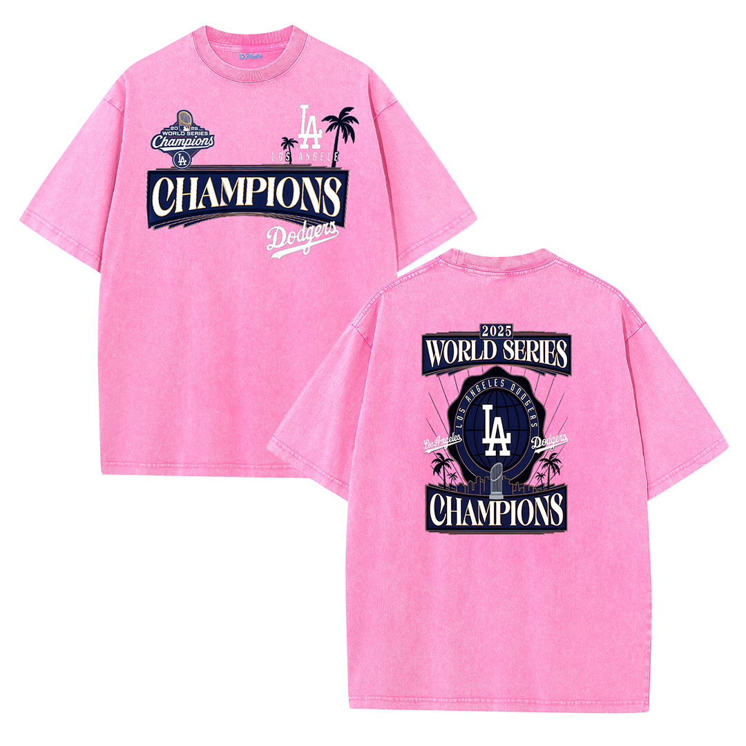 LA Championship Edition Double Print Graphic T-Shirt