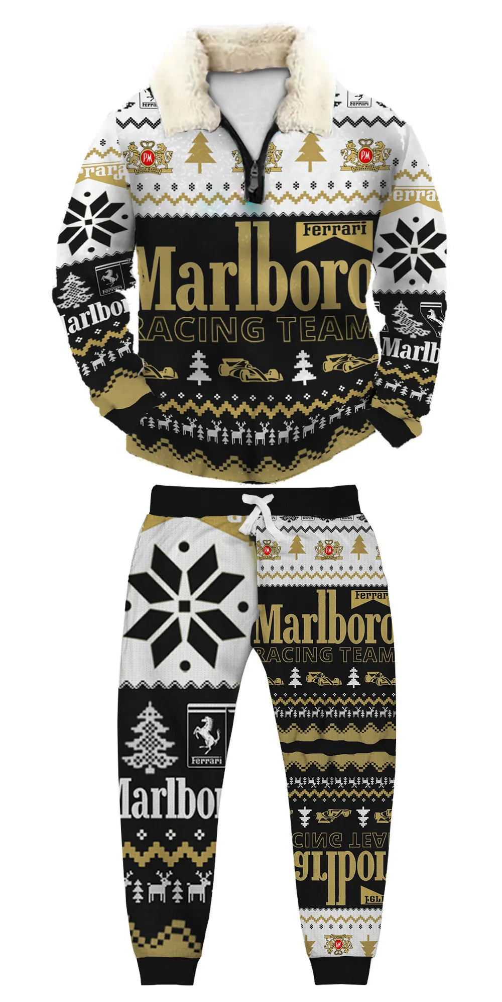 Ugly Quarter Zip Sweatshirt & Sweatpant Set d5b2