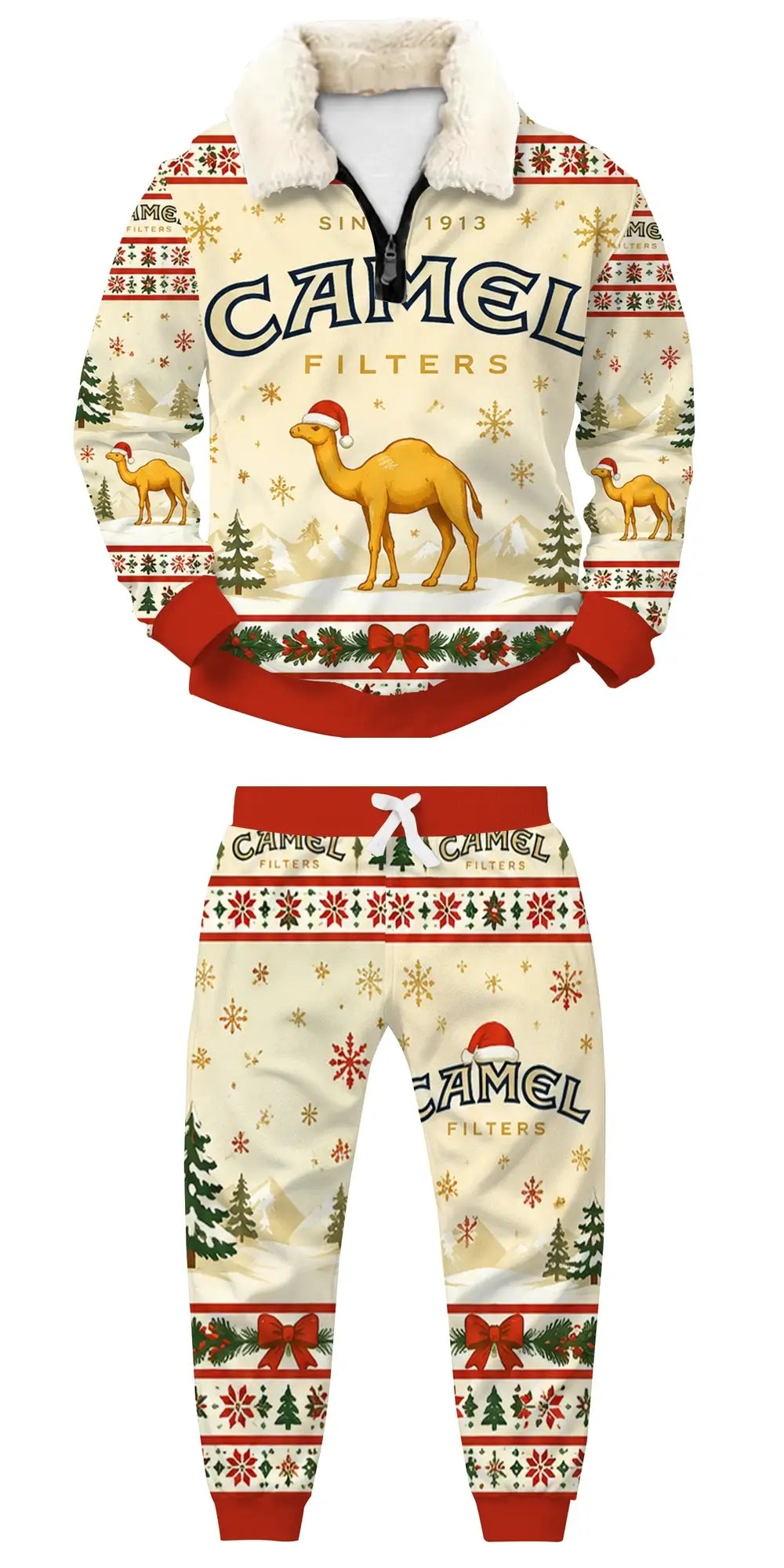 Desert Ugly Quarter Zip Sweatshirt & Sweatpant Set