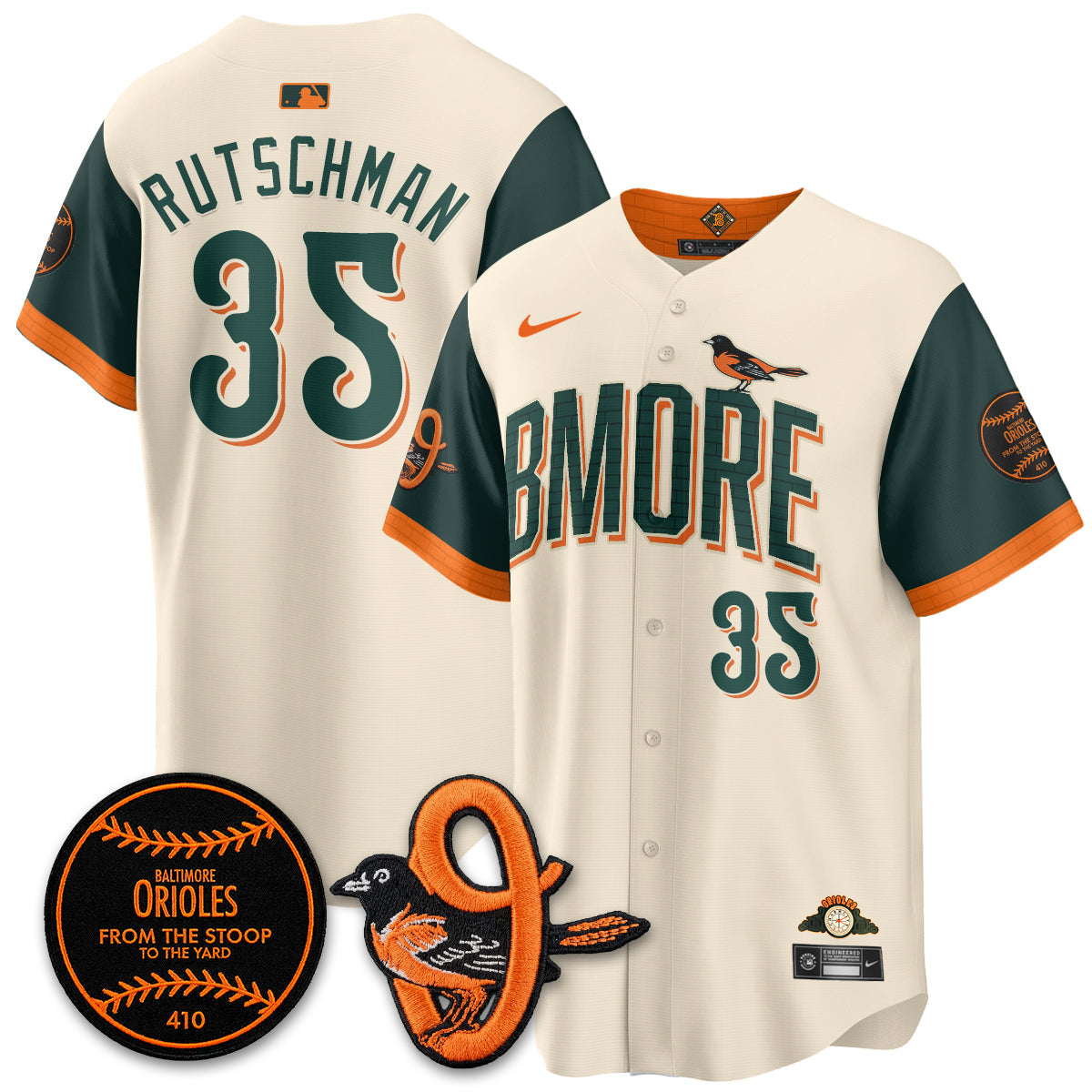 BAL BMORE 2026 City Edition Baseball Jersey – Premium All Stitched