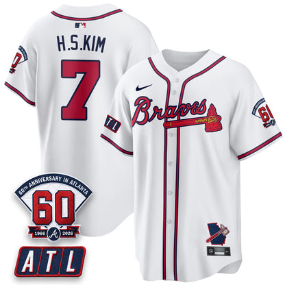 ATL 2026 60th Anniversary Baseball Jersey – Vapor Limited All Stitched