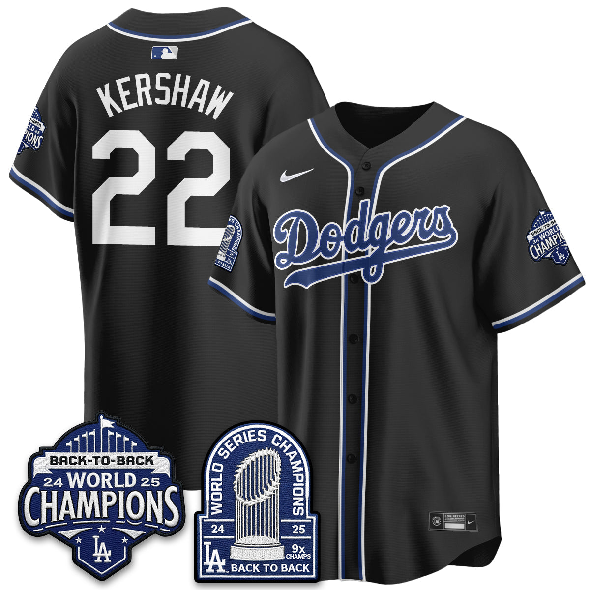 LAD 2026 Baseball Jersey – B2B Champions Style – All Stitched