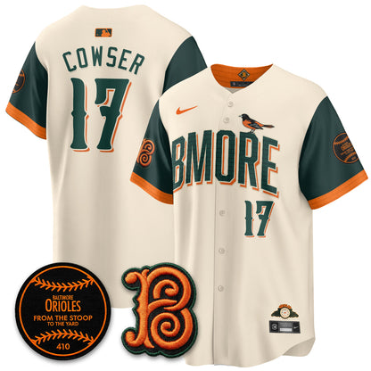 BAL BMORE 2026 City Edition Baseball Jersey – Premium All Stitched
