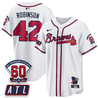 ATL 2026 60th Anniversary Baseball Jersey – Vapor Limited All Stitched